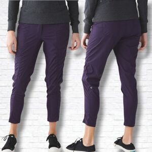 Lululemon Street To Studio Pant II In Deep Zinfandel Size 4